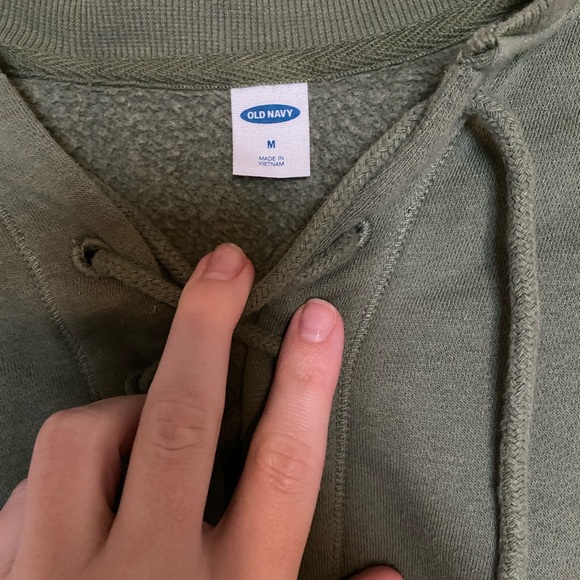 Green Sweatshirt, Old Navy, Size M - Picture 3 of 4